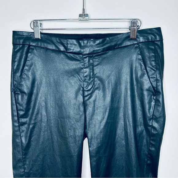 7 For All Mankind Slim Chino Faux Leather Pants Size 28 - Picture 3 of 10